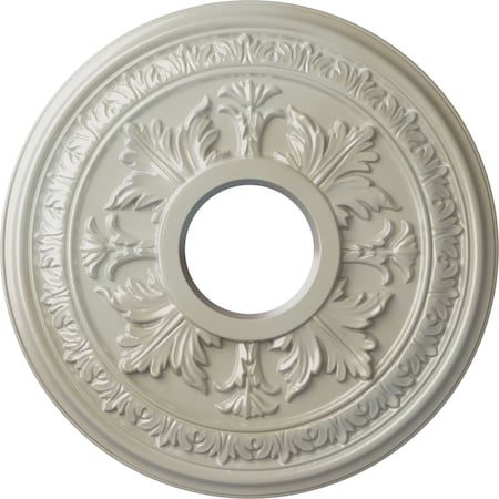 Baltimore Ceiling Medallion (Fits Canopies up to 5 1/2"), 15 3/8"OD x 4 1/4"ID x 1 1/2"P, Flash Blue